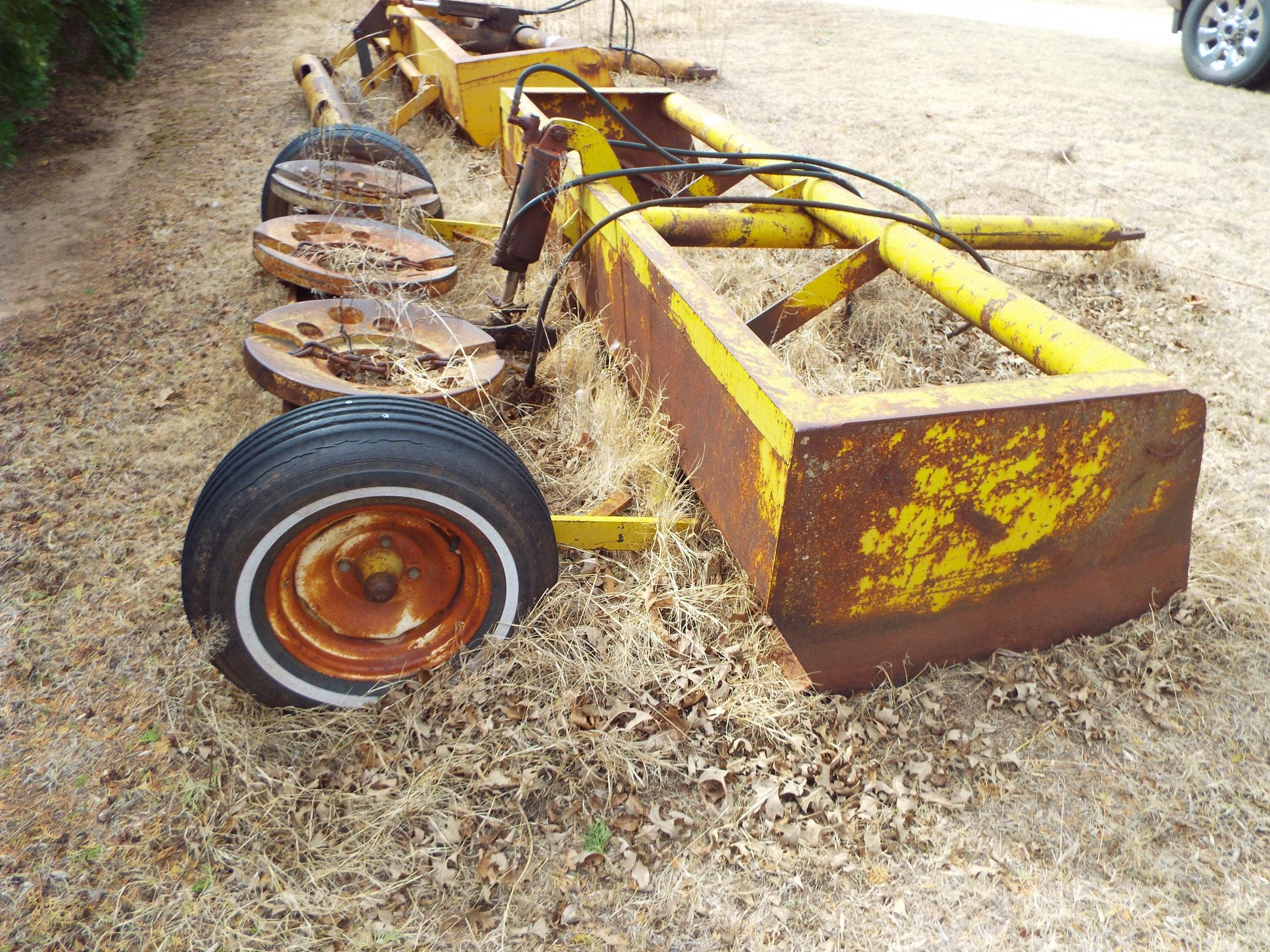 10' Land leveler, 2 wheels, hyd cylinder