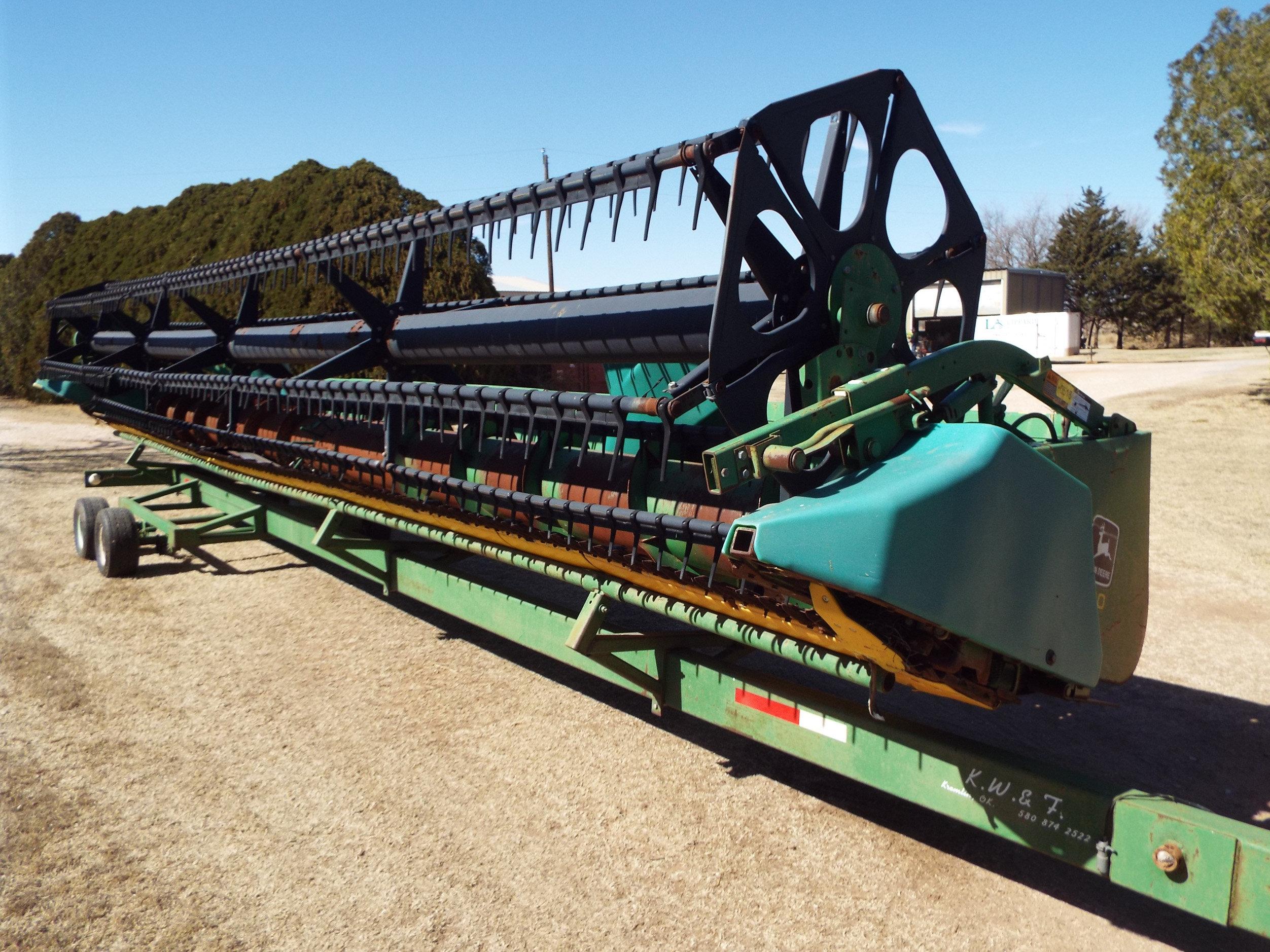 John Deere 930 platform header, 30'