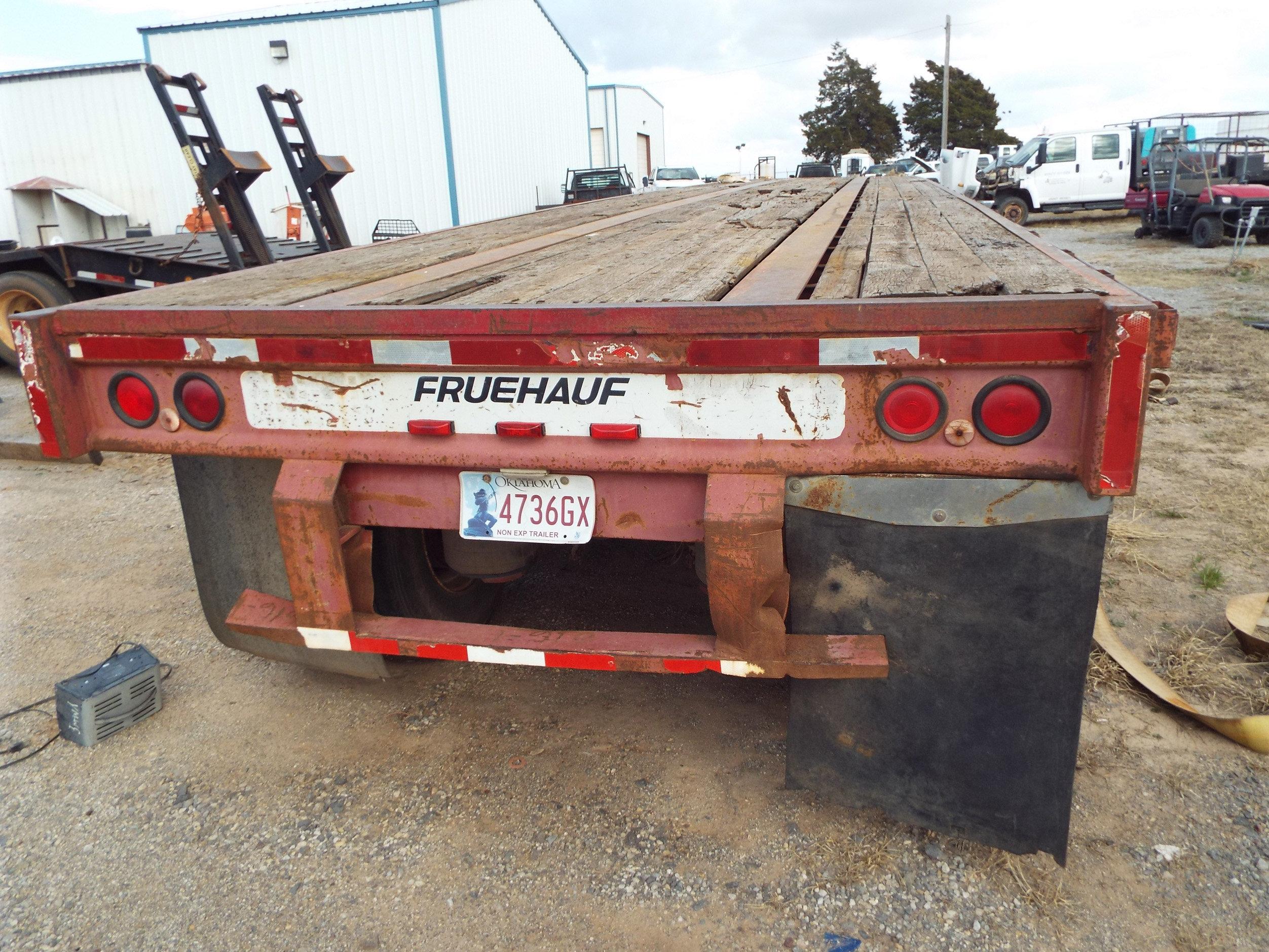 1991 Fruehauf float trailer