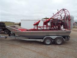 2012 Alumitech 18' Air Boat,