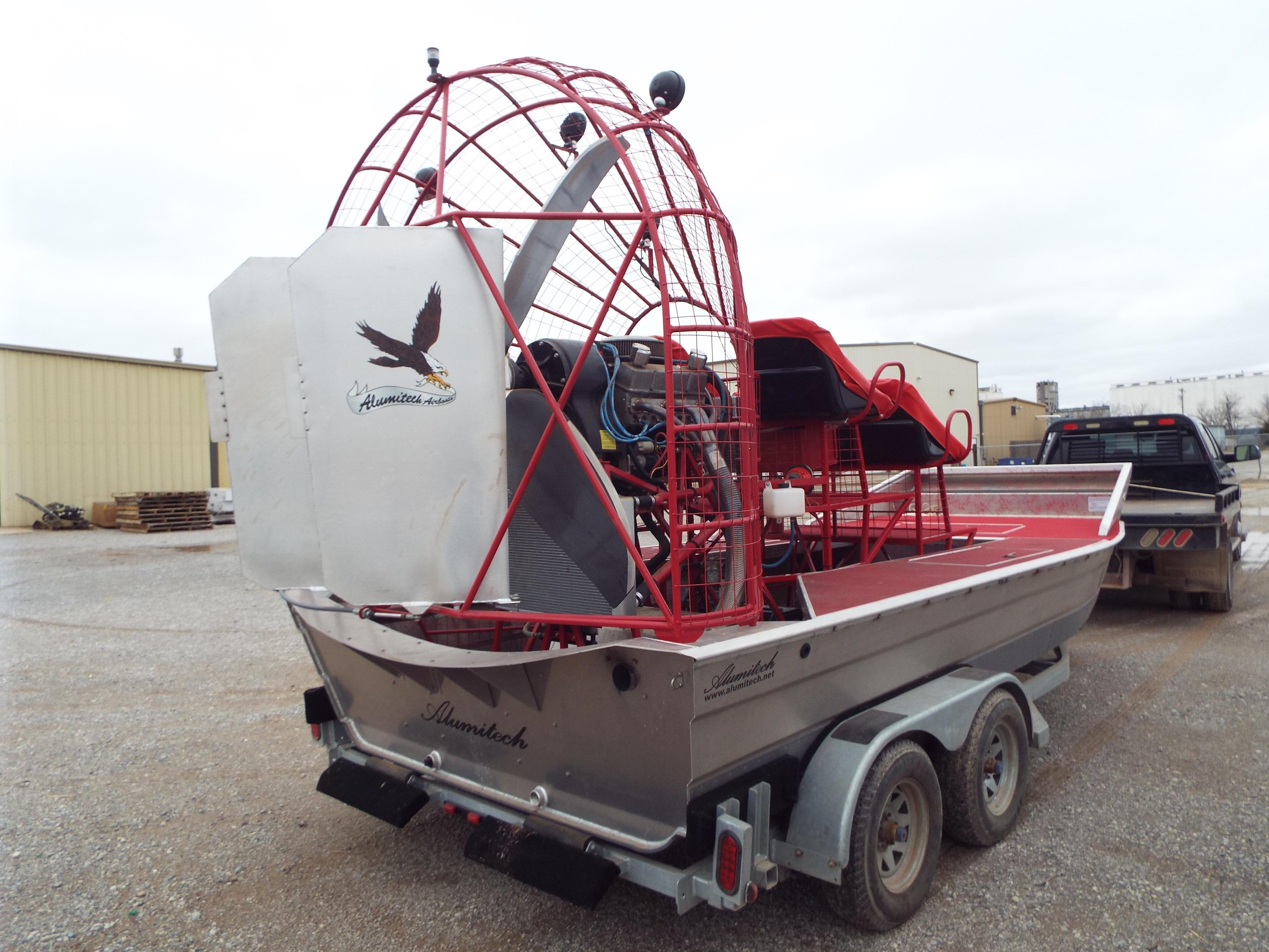 2012 Alumitech 18' Air Boat,