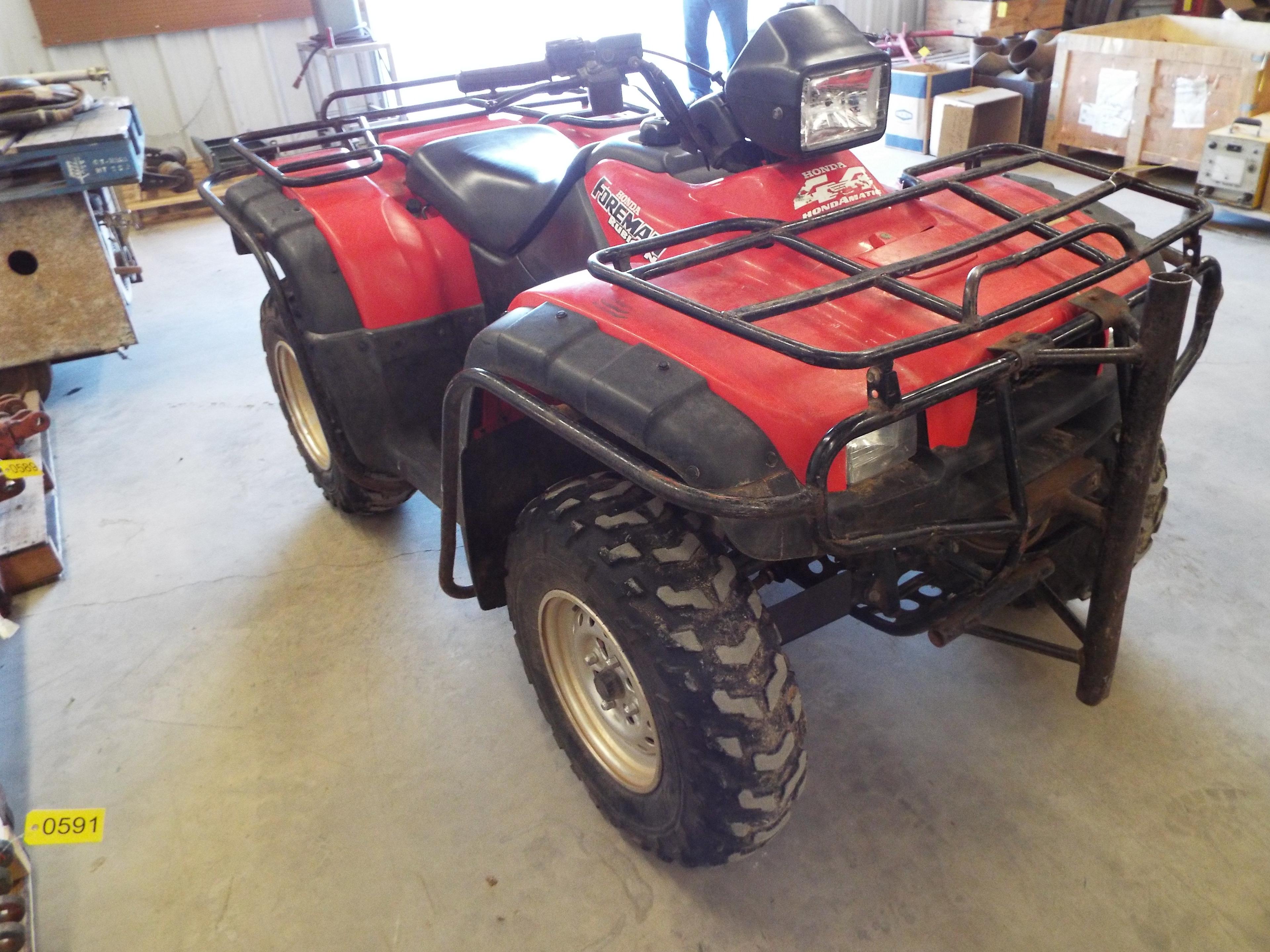 2003 Honda Foreman Rubicon ATV Four Wheeler