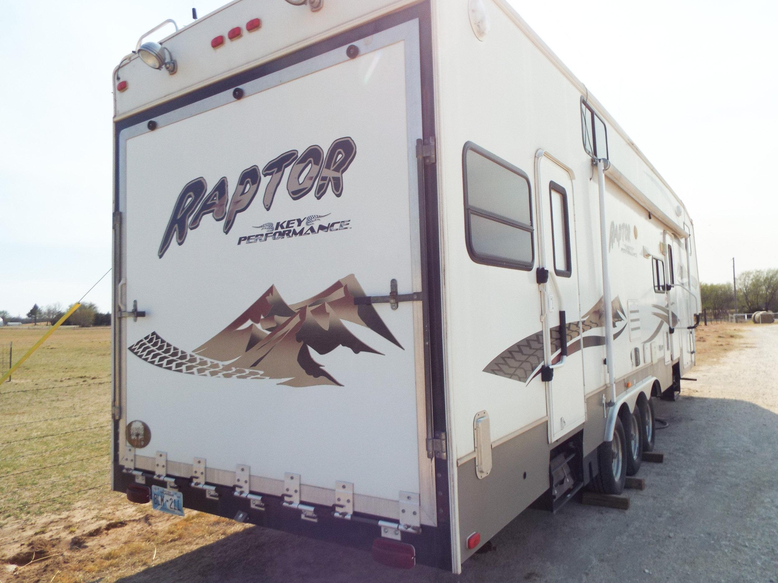 2007 Keystone Raptor 3612 Gooseneck Travel Trailer,