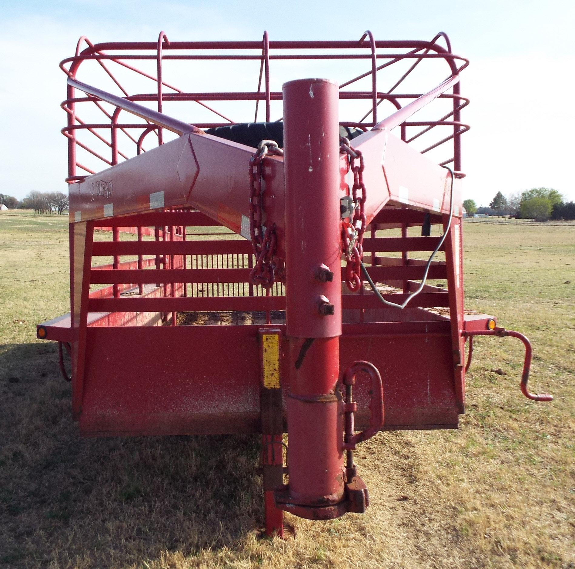 20 ’Red Titan Stock Trailer