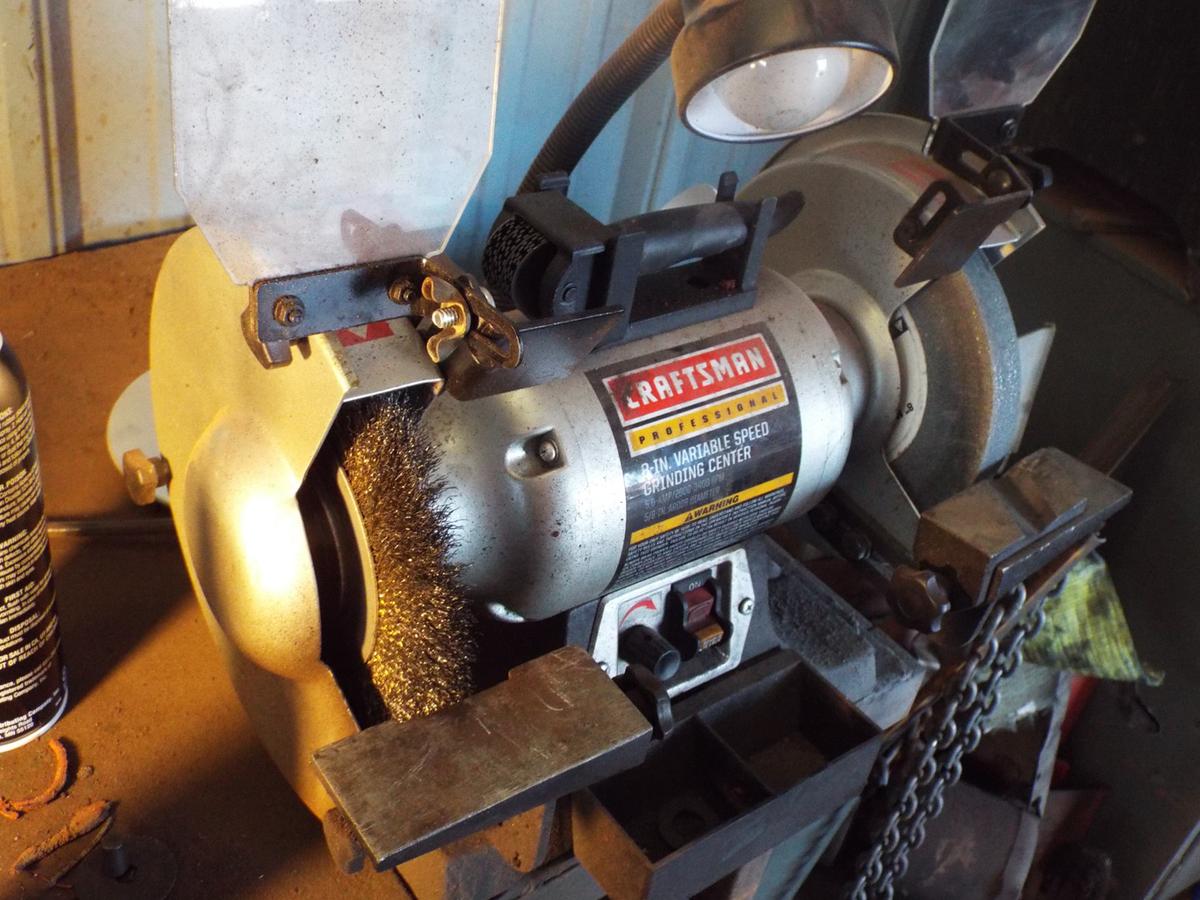 Craftsman 8” Variable speed grinder, like new