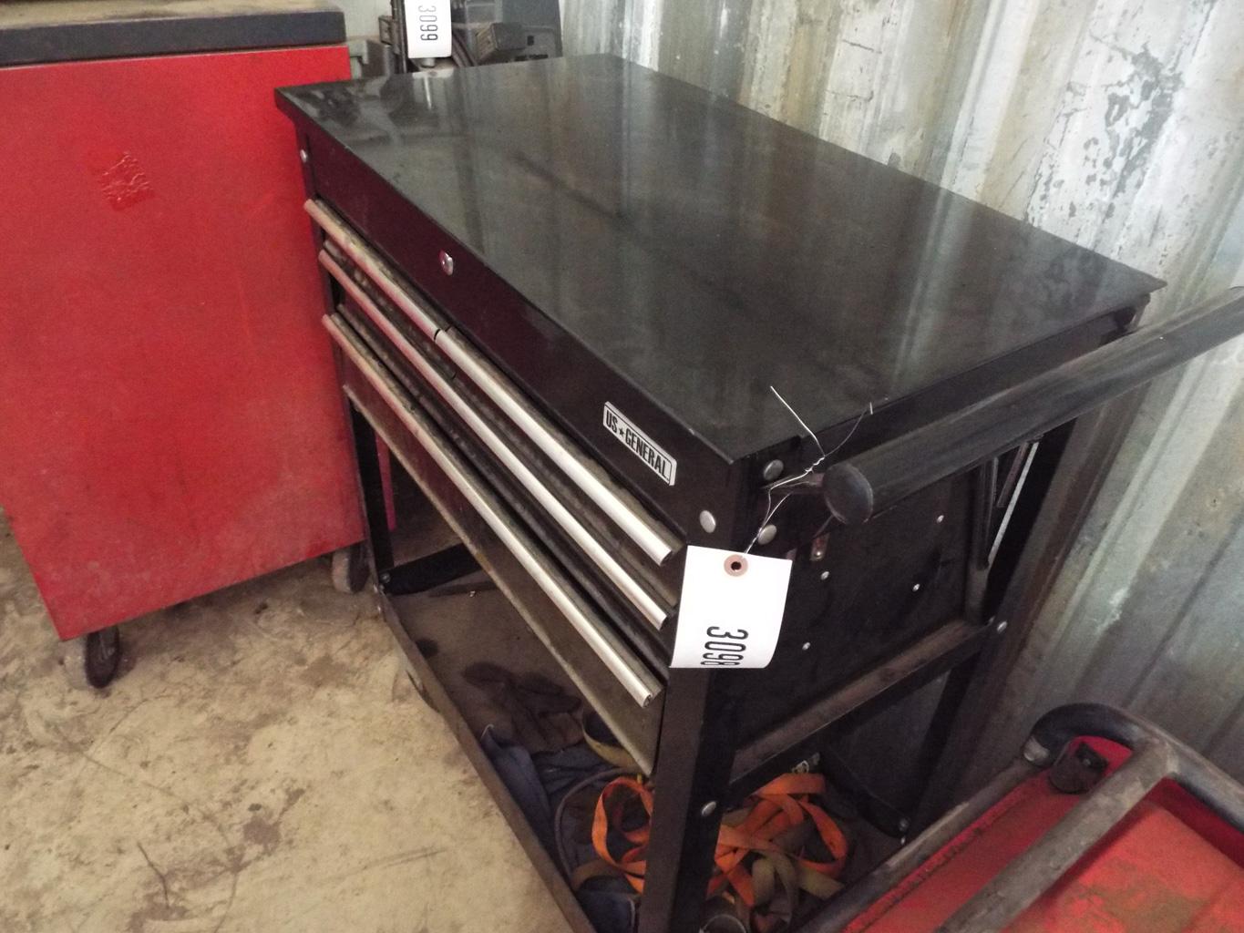 US General roll around chest tool box