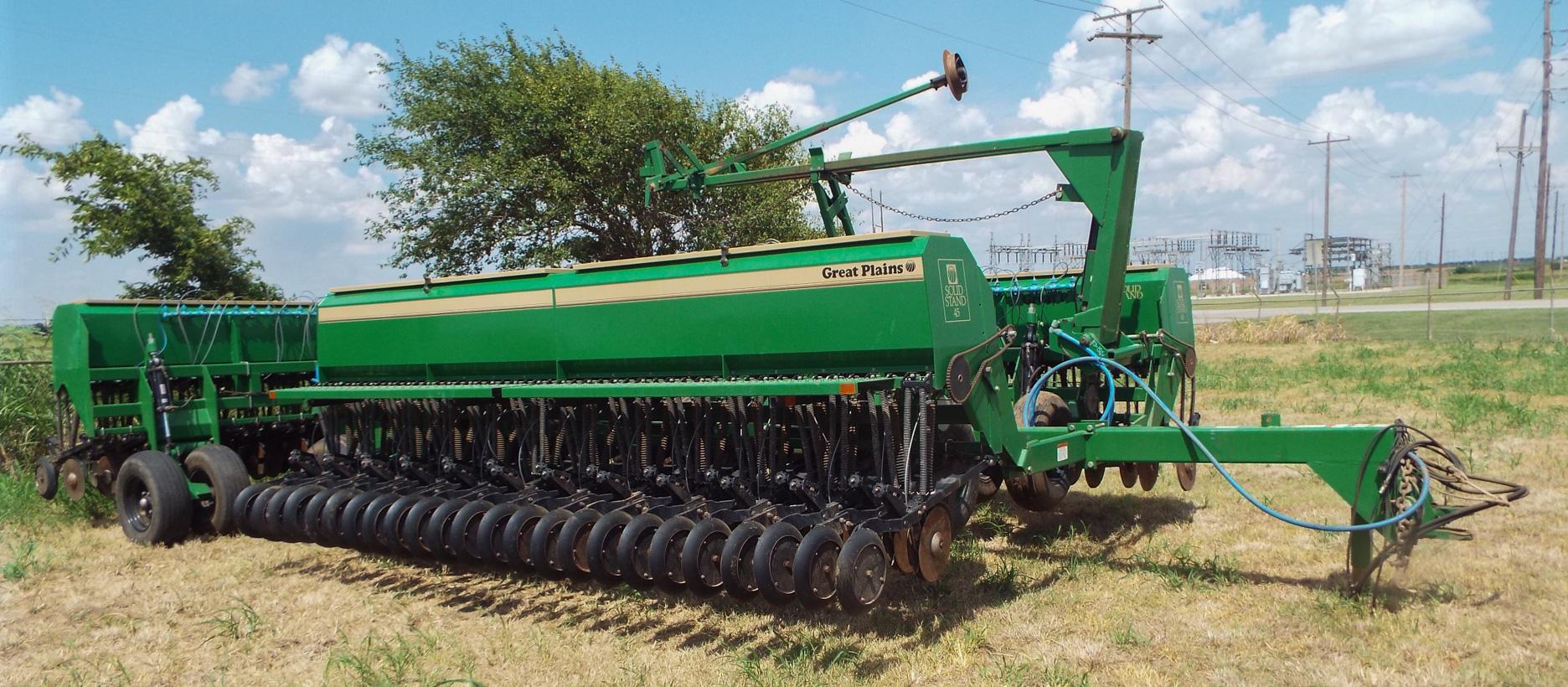 Great Plains 45' grain drill, marker, DD, model 3SF