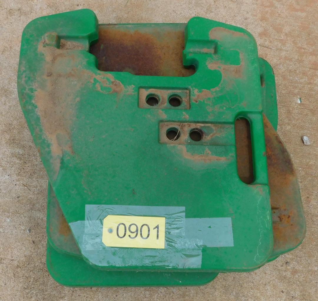 4 John Deere Tractor Weights Suitcase