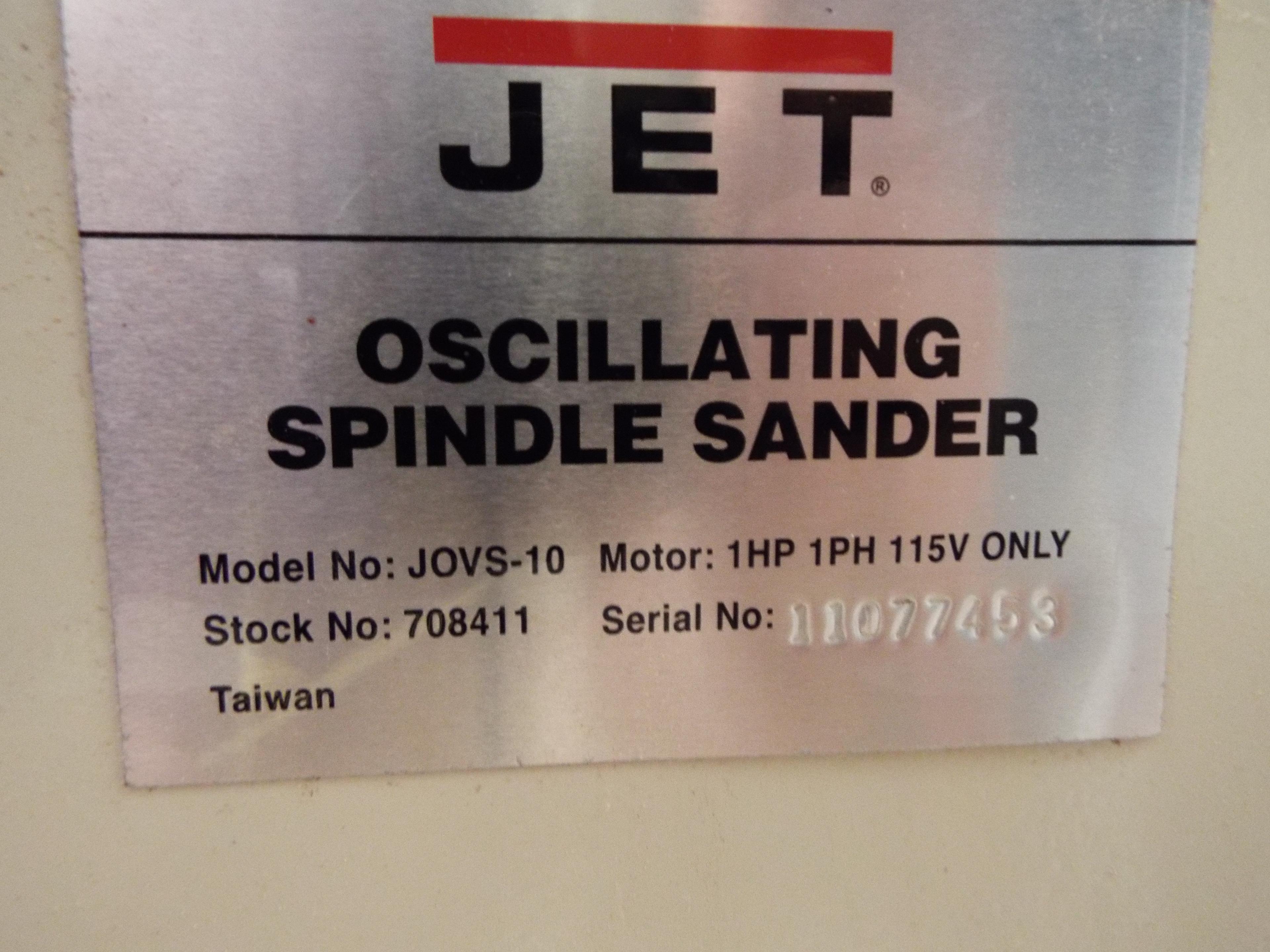 Jet Oscillating Spindle Sander