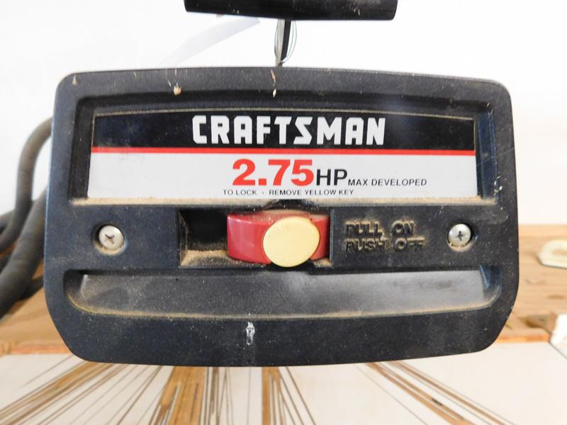 Craftsman 10" Radial Arm Saw