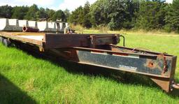 25’ Pintle hitch Tandem Axle Trailer