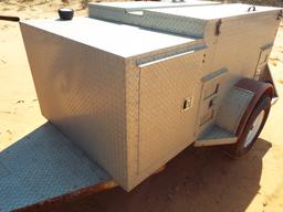 Blind Dog 4-Hole Aluminum Dog Trailer, nice