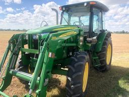 2013 JD FWA 5085E tractor  with 553 loader