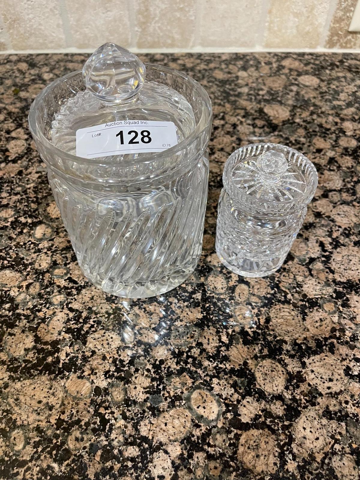 (2) Crystal Canister