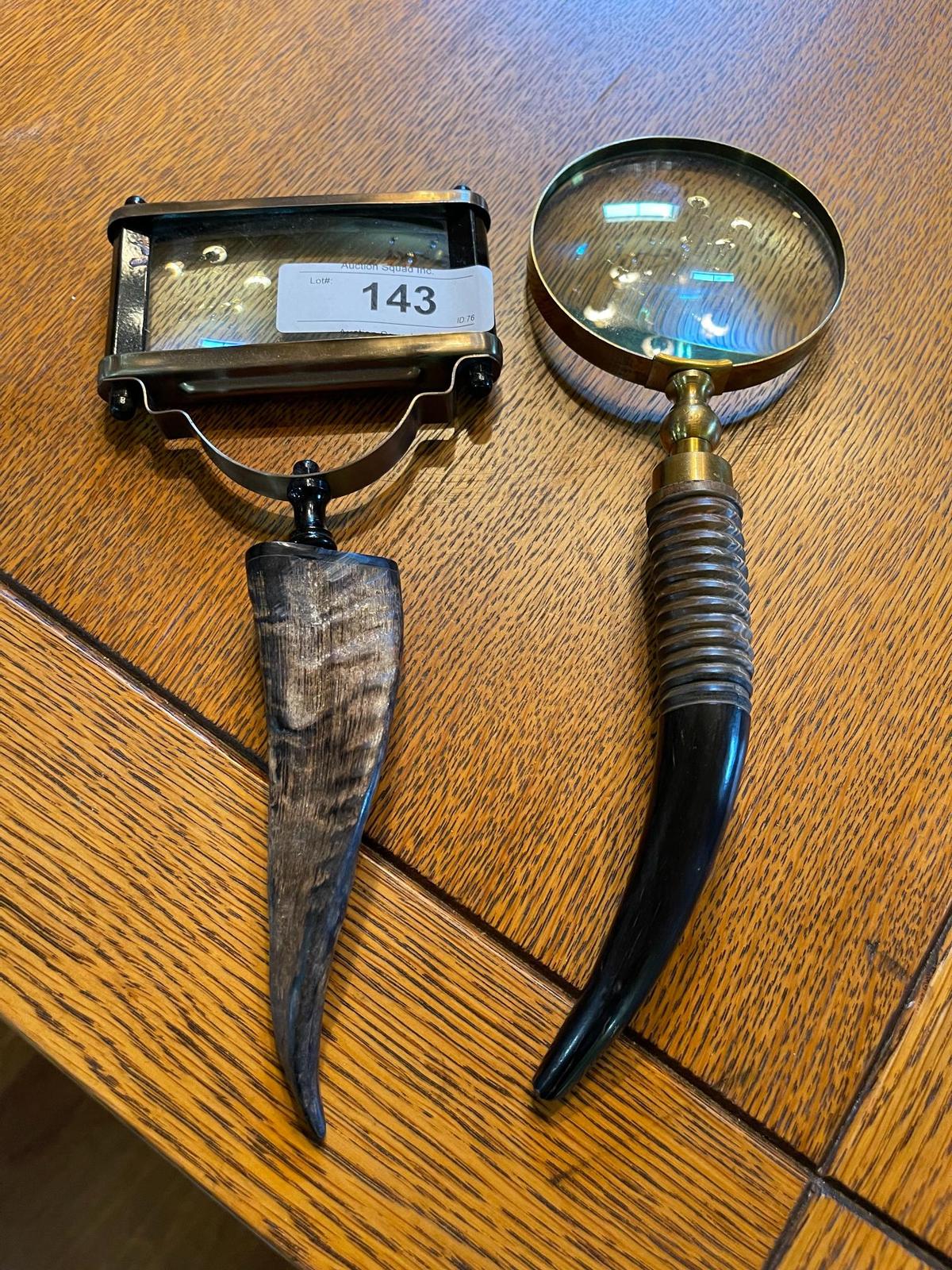 (2) Hand Held Magnifying