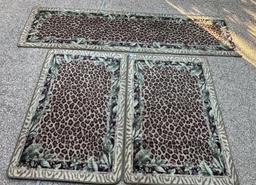 (2) Leopard Rugs (3.6'x 5')