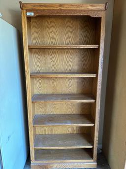 5 Shelf Wooden Bookcase