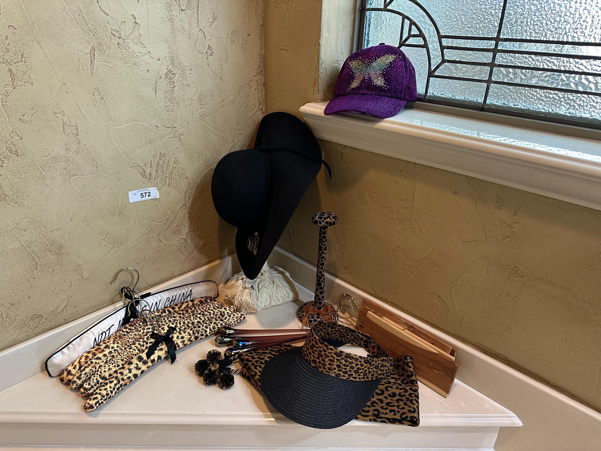 Ladies Hats & Misc. Vanity Items