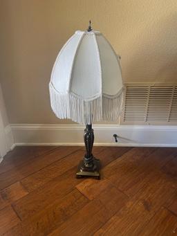 Metal Table Lamp With Shade