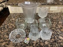 Assorted Crystal & Glass Lot