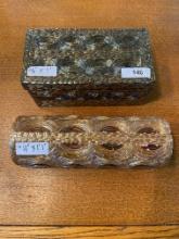 (2) Beaded Boxes