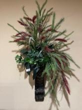 (2) Sconce Artificial Flower Arrangements