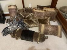 (12) Assortment of Throw Pillows