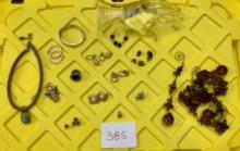 Misc. Jewelry Lot With Hand Display