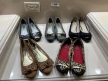 (5) Pair dress flats, size 6.5