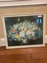 Framed Flower Print