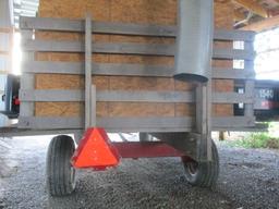 18’ flat bed wagon w/10 ton gear, float tires