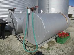 2000 gal. fuel tanks w/elect. pump