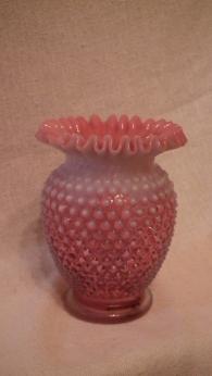 Cranberry vase