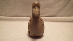 Soapstone duck w/ baby duck inside, 3”x4”