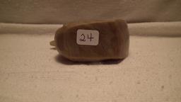 Soapstone duck w/ baby duck inside, 3”x4”