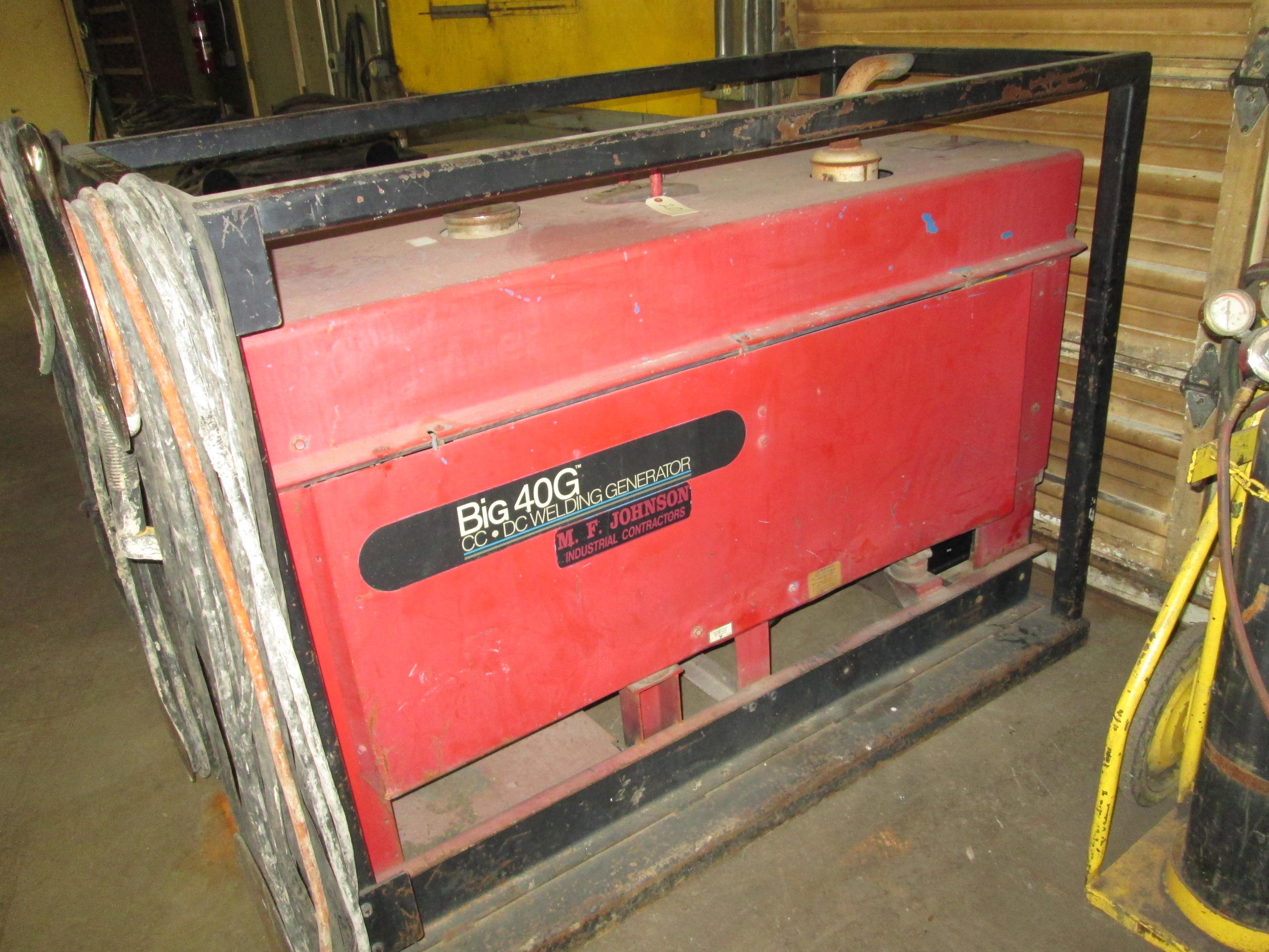 Miller Big 40G, CC/CV, AC/DC welding generator