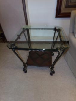 by Honker Glass Top Endtable