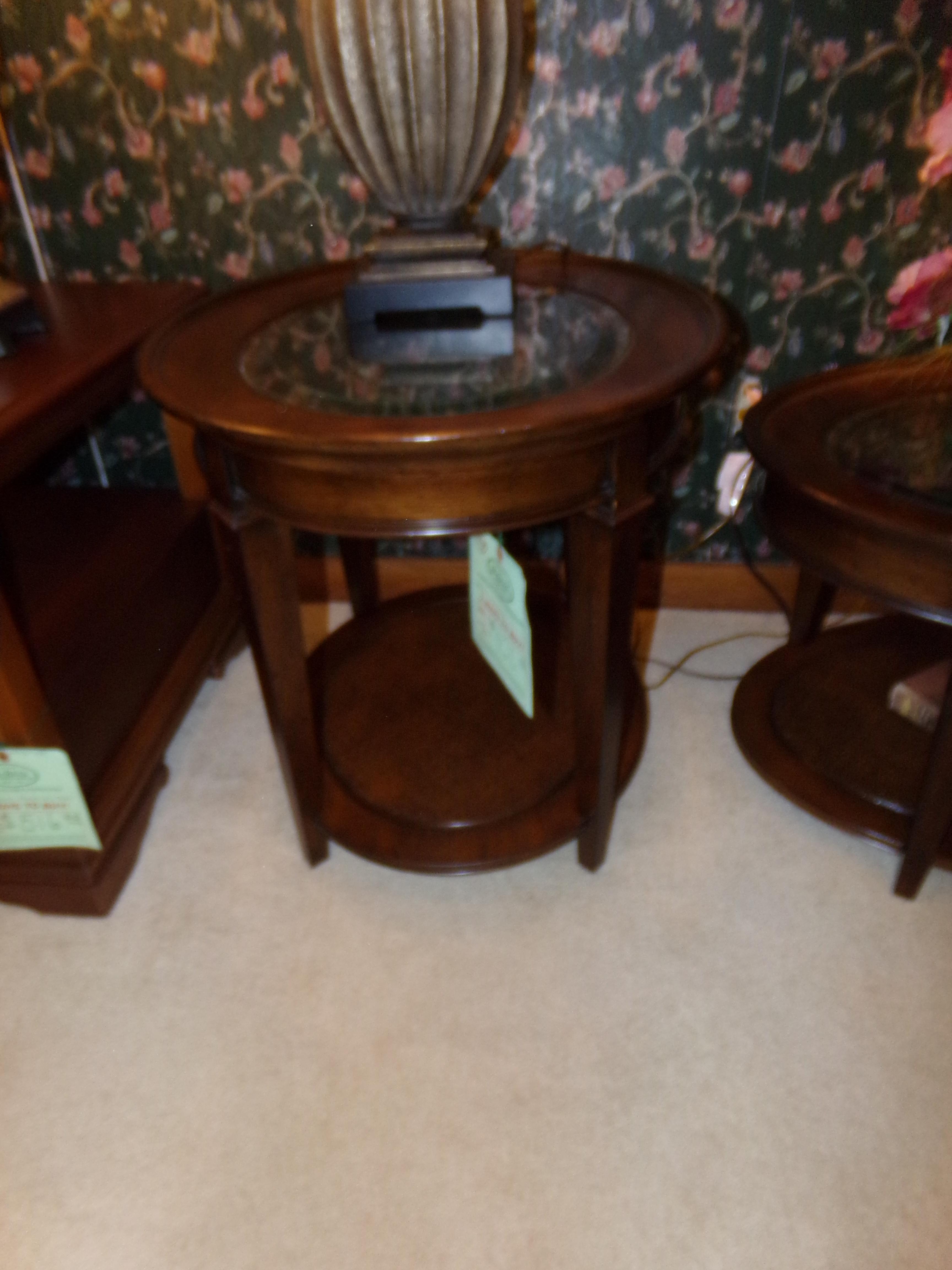 Oval End Table