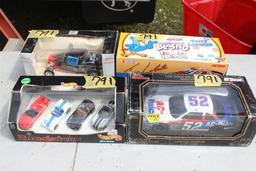 Lot of 4 NASCAR & misc. race cars