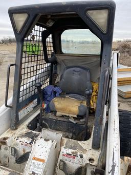 '99 Bobcat 863 skid loader, w/ 68" bucket, 5041 hrs.