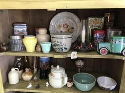 Large Lot Misc. Country Wares Mixing Bowls Glass Etc