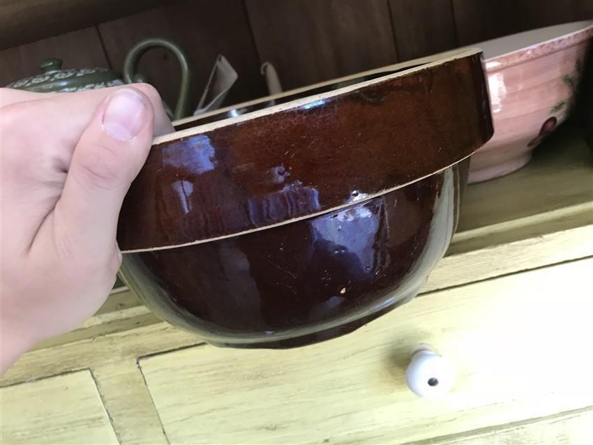 One Shelf Of Graniteware, Tea Set, Mixing Bowls