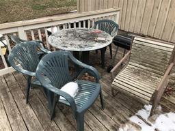 Group Of Misc. Patio Furniture