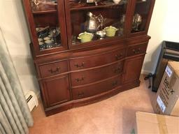 Vintage Hickey Mfg Co. Large China Cabinet Nice