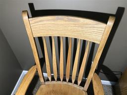 Solid Oak Amish Made Office Chair