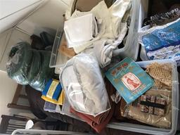Large Lot Misc. Linens, Wool Blanket, cloth etc