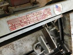 Vintage Large Size Carolina Tool Metal Band Saw