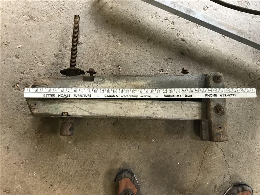 Very Large Antique Wooden Vice