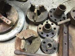 Group Lot Lathe Parts Chucks Index Etc