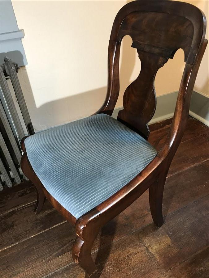 Antique Mid 19th century Side Chair Mahogany